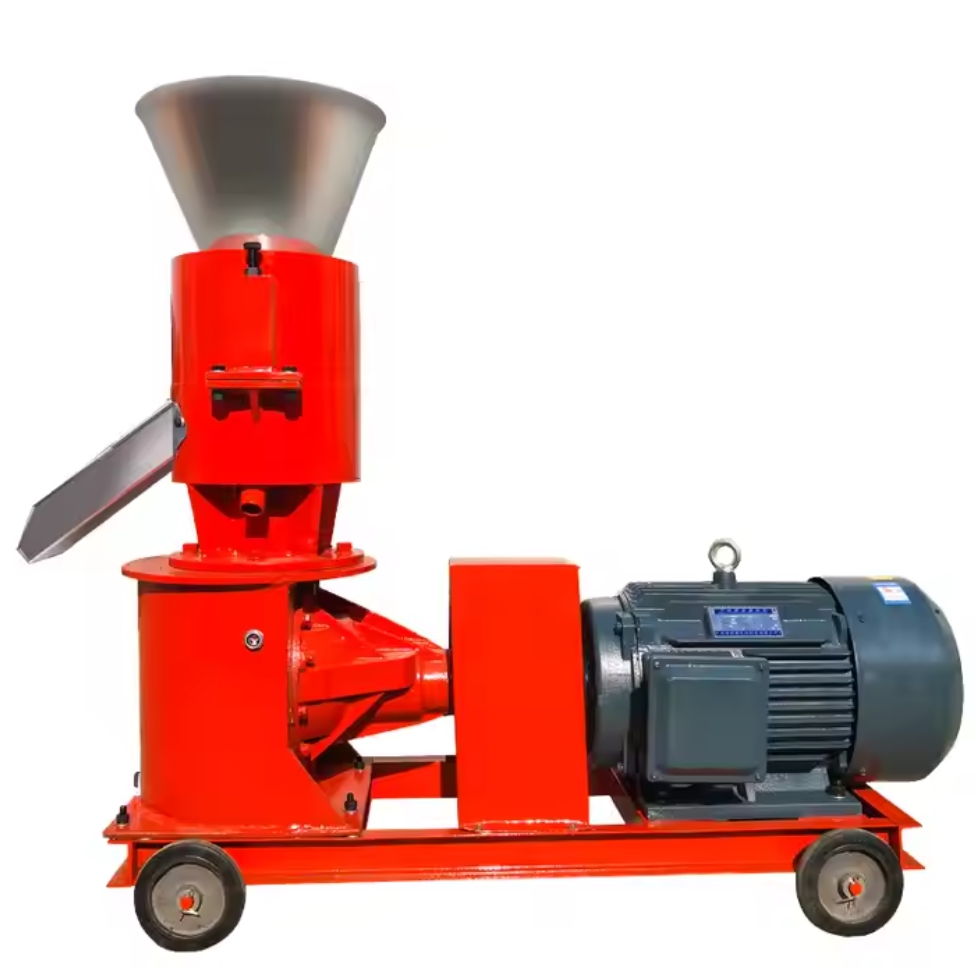 Feeds Pellet Mill Machine New and Used Gasoline/ Diesel Engine Fish Chicken Animal Feeds Pellet Mill Machine for Home Plant Farm with Electric Motor